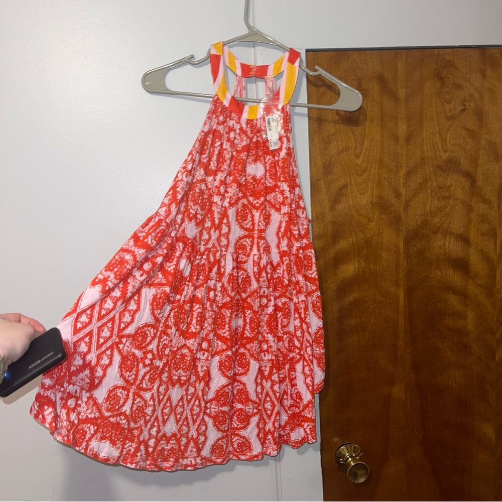 NWT Free People Halter Colorblock Top - Picture 8 of 10